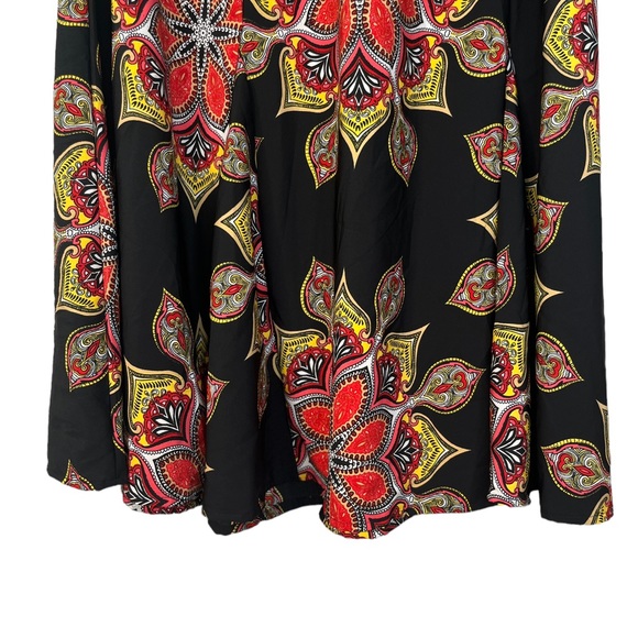 Karen Sport Maxi Boho Skirt, 1X Multicolor - Picture 7 of 8